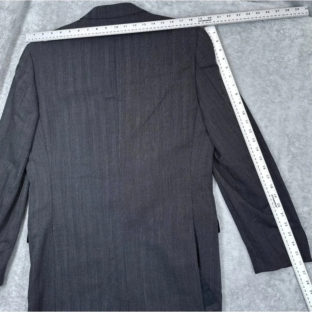 Versace Collection 100% Wool Herringbone Blazer Mens 42 US Sport Coat Jacket